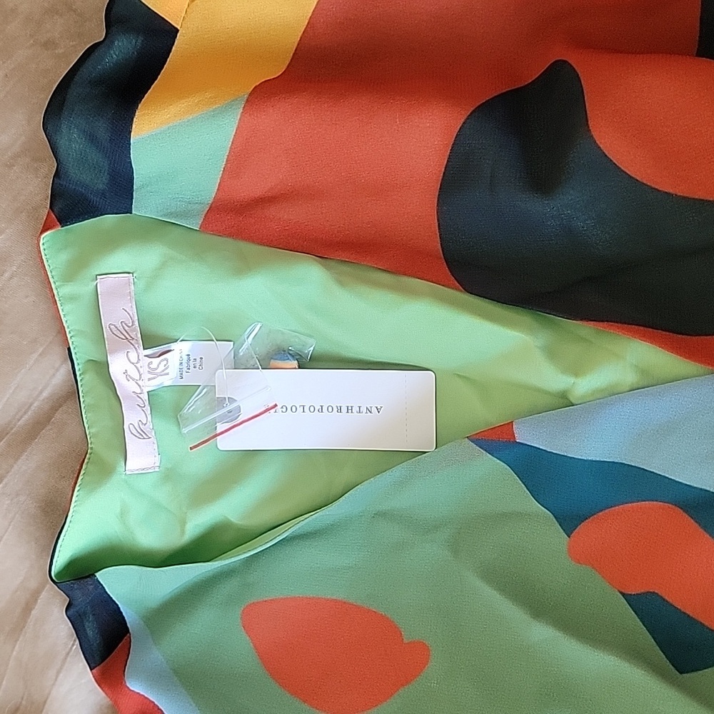 NWT Hutch Abstract Wrap Maxi Dress XS - Picture 5 of 9